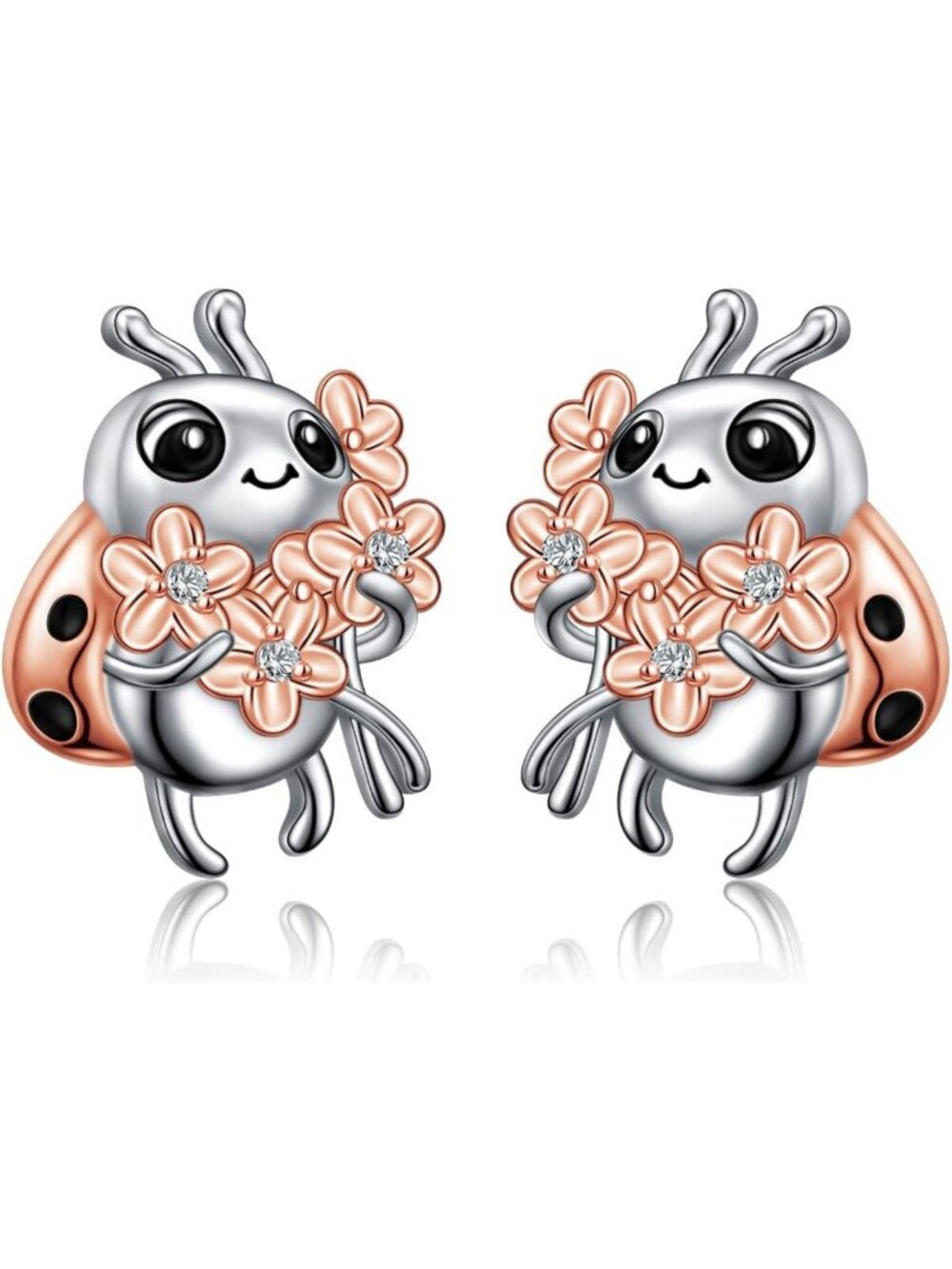 Cute Animal Earrings in 925 Sterling Silver - Goat, Elephant, Peacock & More!